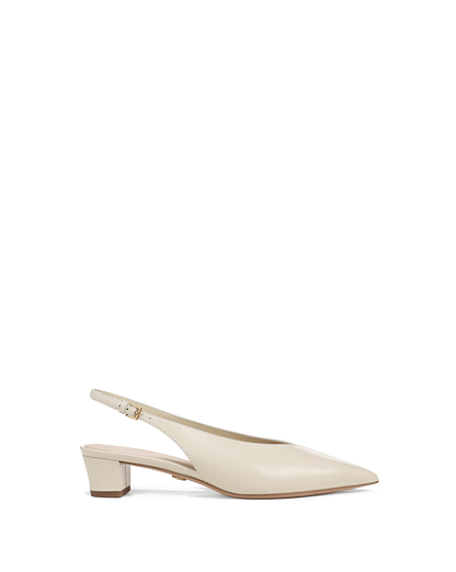 Veronica Beard | Pamela Slingback Heel in Limestone Ivory Limestone Ivory