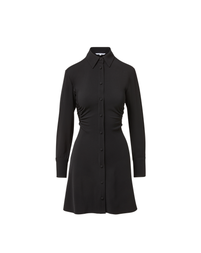 Veronica Beard | Shiloh Mini Shirtdress in Black Black
