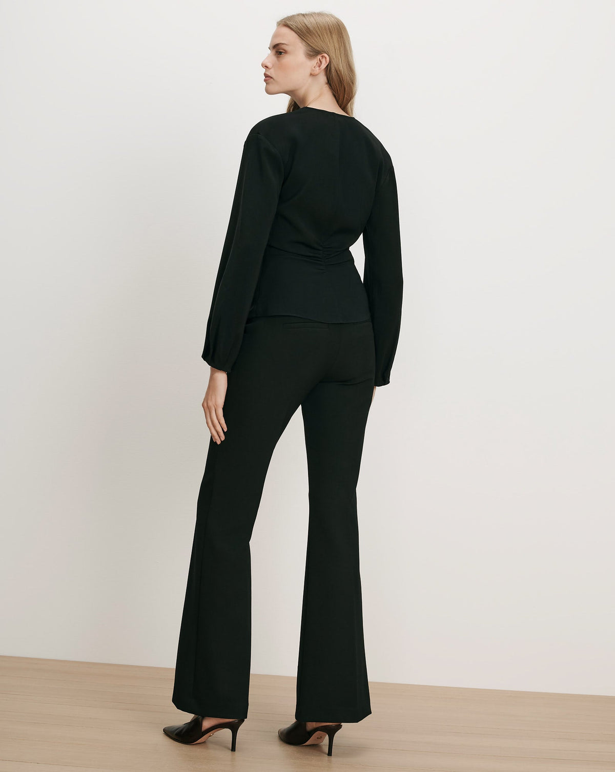 Veronica Beard | Drew Brooch Blouse in Black Black