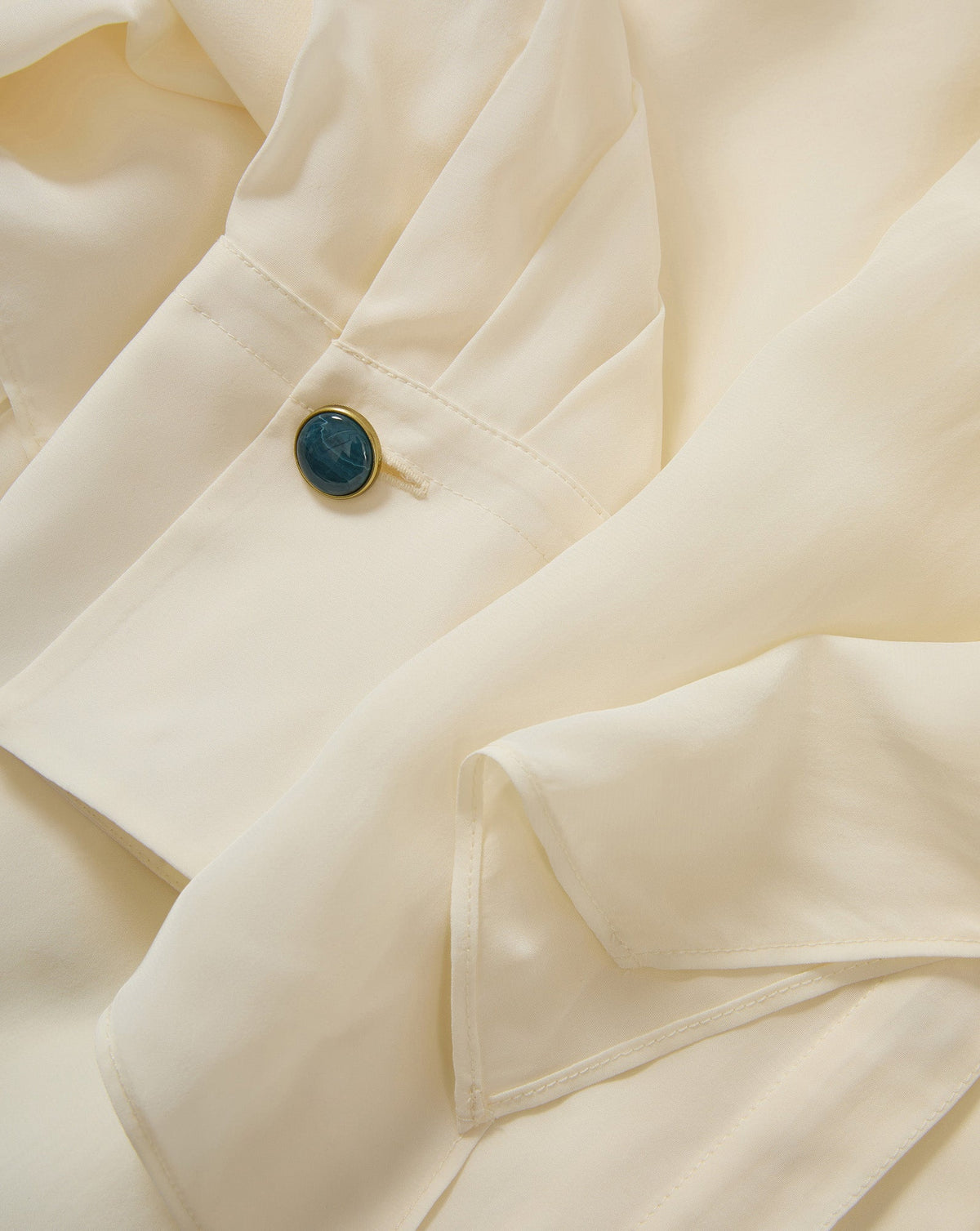 Veronica Beard | Darlis Scarf-Neck Blouse in Dove White Dove White