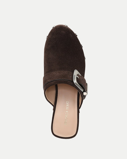 Veronica Beard | Larken Platform Clog in Espresso Brown Espresso