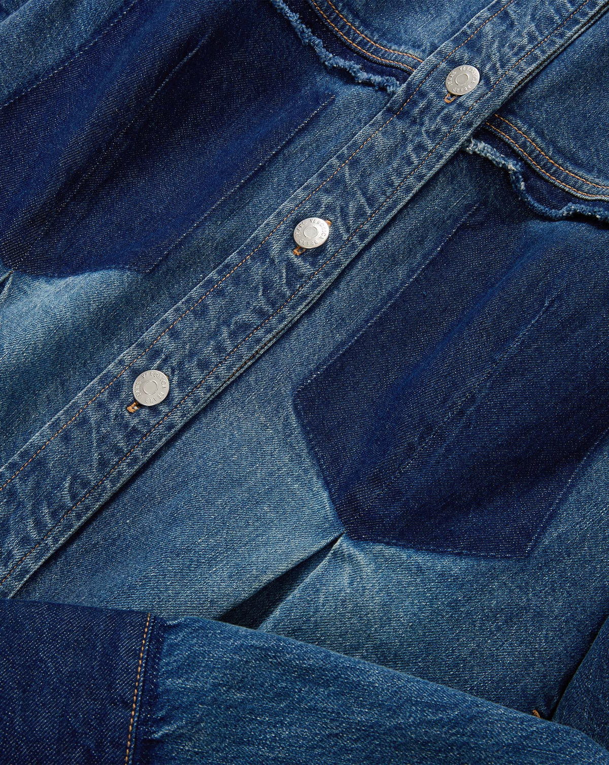 Veronica Beard | Weslia Denim Shacket in City Lights Blue City Lights