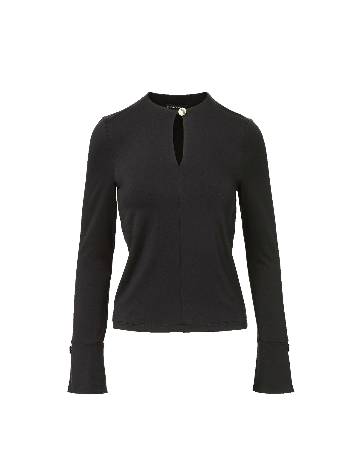 Veronica Beard | Zyris Key-Hole Top in Black Black