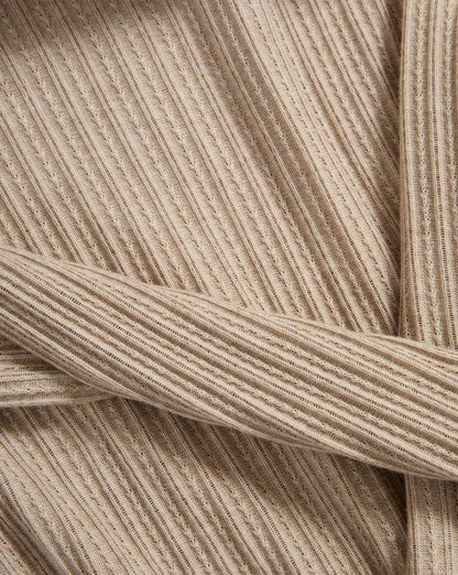 Veronica Beard | Nadja Mock-Neck Top in Oatmeal Melange Oatmeal Melange