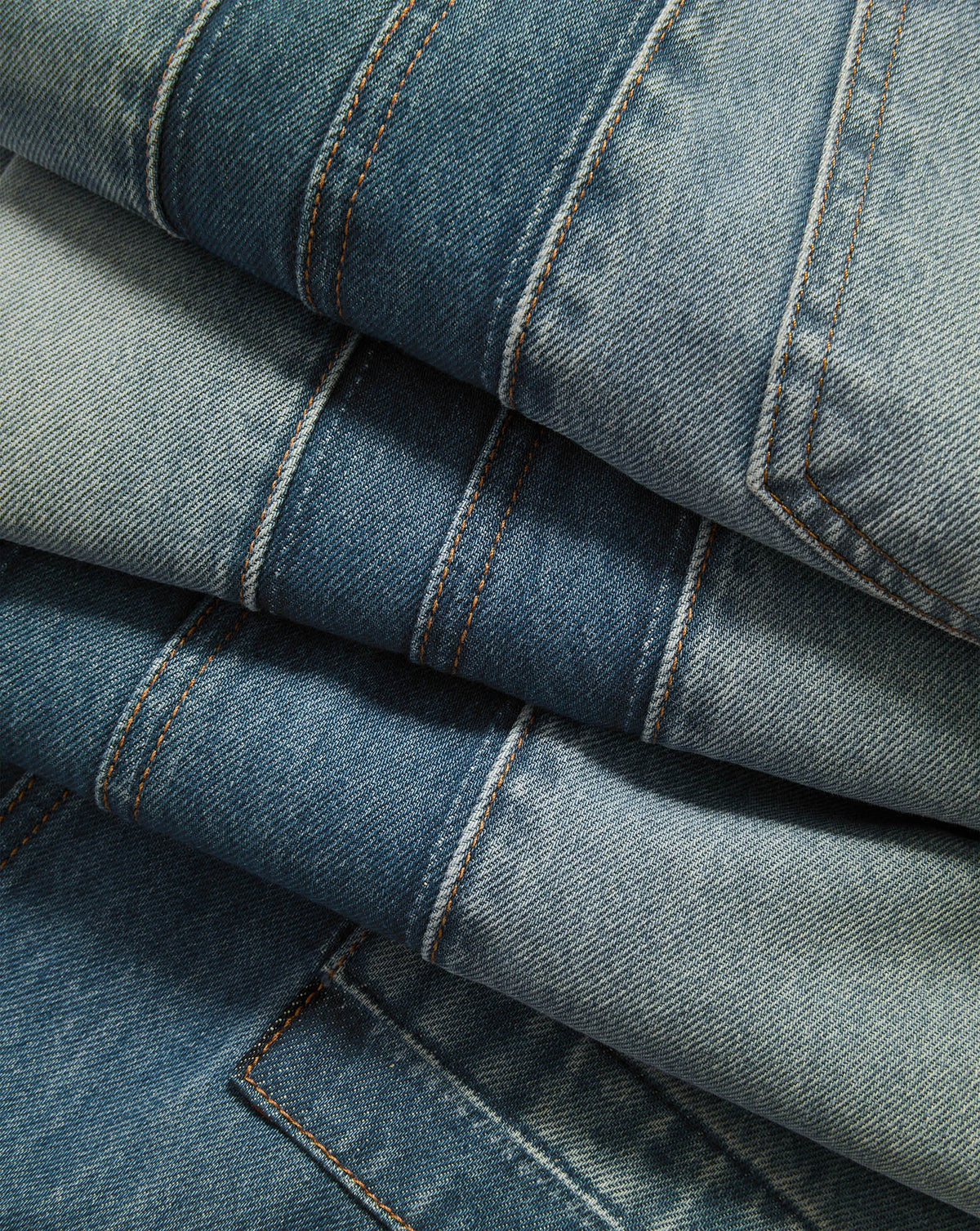 Veronica Beard | Taylor Color-Block Wide-Leg Jean in Medium Wash Denim Cloudy Colorblock Cloudy Colorblock