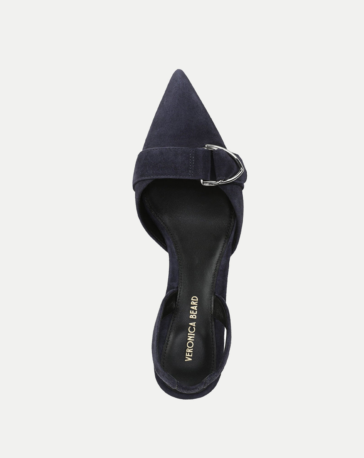 Veronica Beard | Loralyn Slingback Buckle Heel in Navy Navy