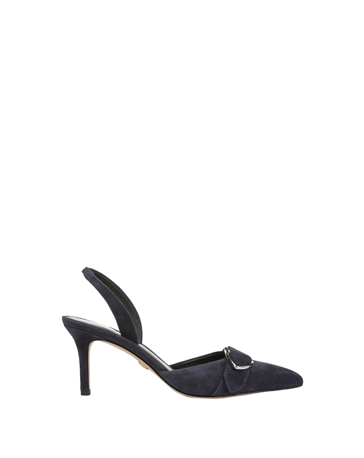Veronica Beard | Loralyn Slingback Buckle Heel in Navy Navy