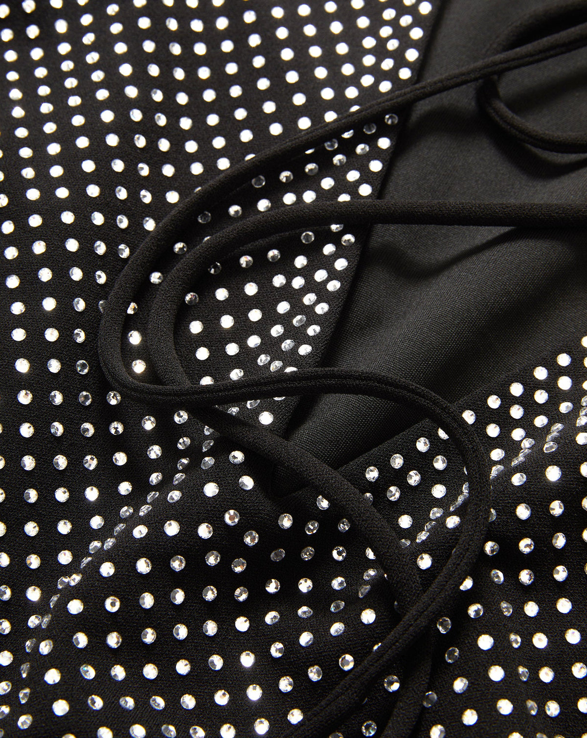 Veronica Beard | Pascal Crystal Embellished Long-Sleeve Mini Dress in Black Black