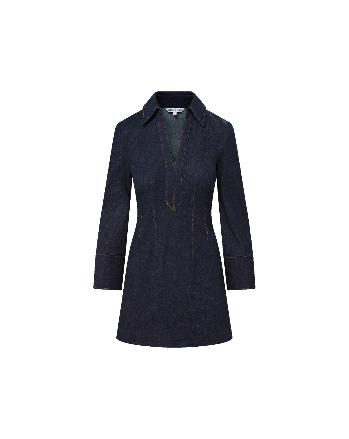 Veronica Beard | Raymond Denim Mini Dress in Dark Midnight Wash Midnight Wash