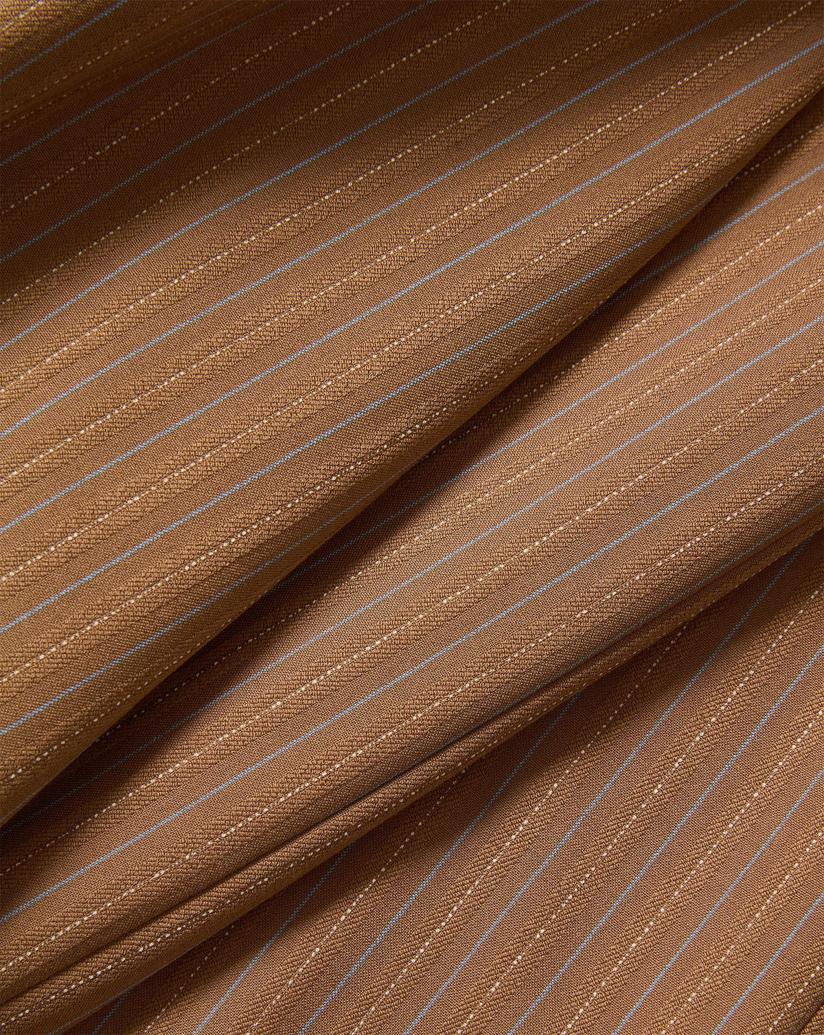 Veronica Beard | Rimini Wide-Leg Pant in Brown Pinstripe Malt Multi Malt Multi