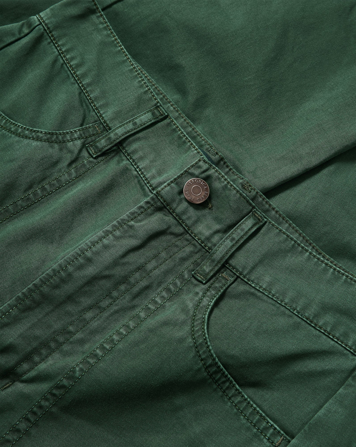 Veronica Beard | Sloan Barrel Pant in Dark Hunter Green Dark Hunter Green