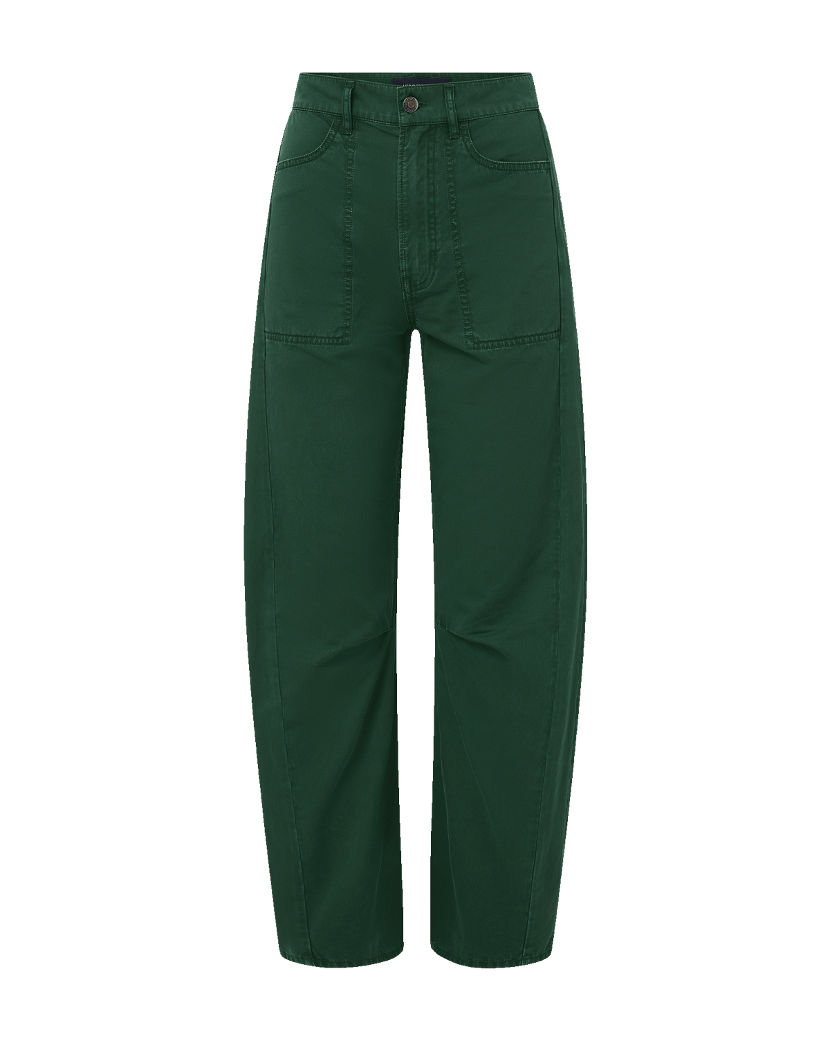 Veronica Beard | Sloan Barrel Pant in Dark Hunter Green Dark Hunter Green