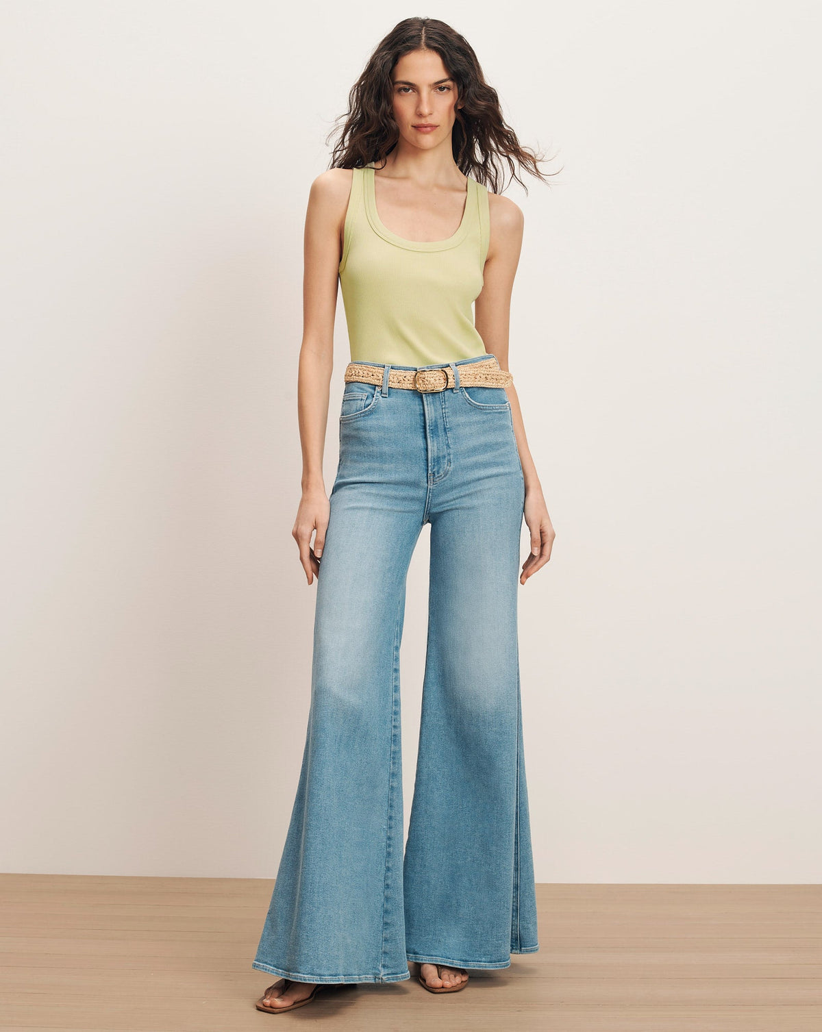 Veronica Beard | Jesse Ultra-Flare Jean in Big Splash Italian Denim Big Splash