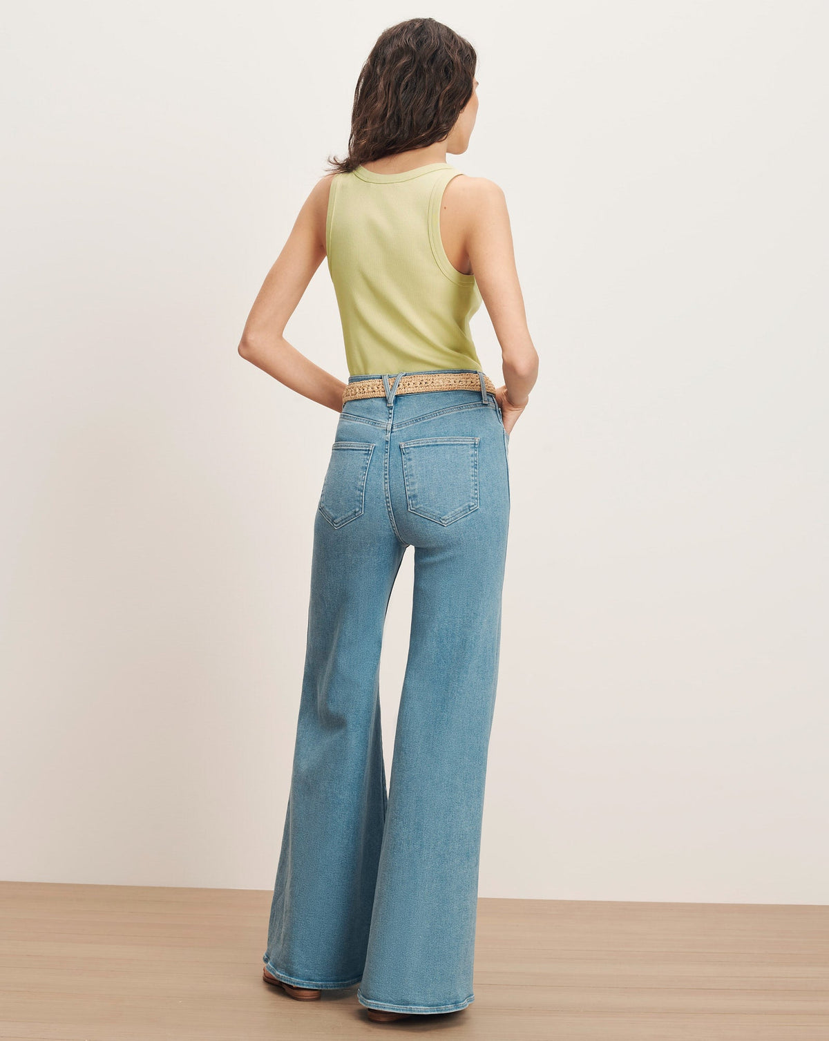 Veronica Beard | Jesse Ultra-Flare Jean in Big Splash Italian Denim Big Splash