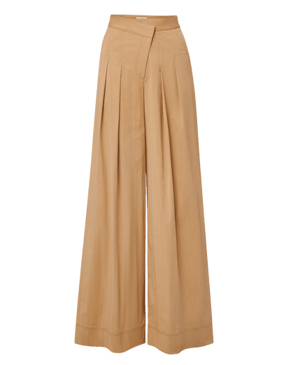 Veronica Beard | Heron Wide-Leg Pant in Khaki Khaki