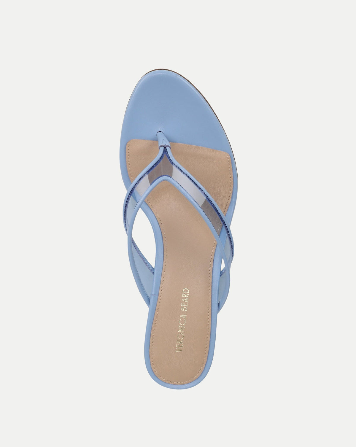 Veronica Beard | Clea Jelly Wedge Sandal in Blue Jay Blue Jay