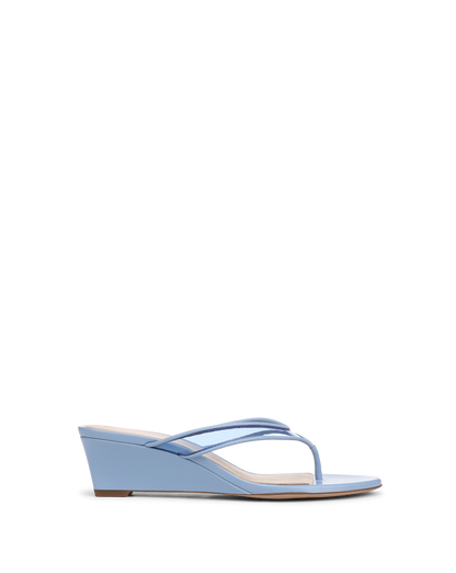 Veronica Beard | Clea Jelly Wedge Sandal in Blue Jay Blue Jay
