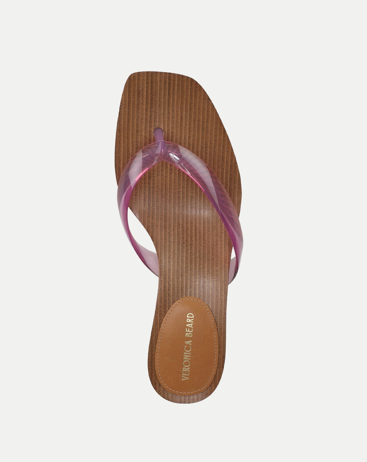 Veronica Beard | Clea Jelly Kitten-Heel Sandal in Petal Pink Petal Pink