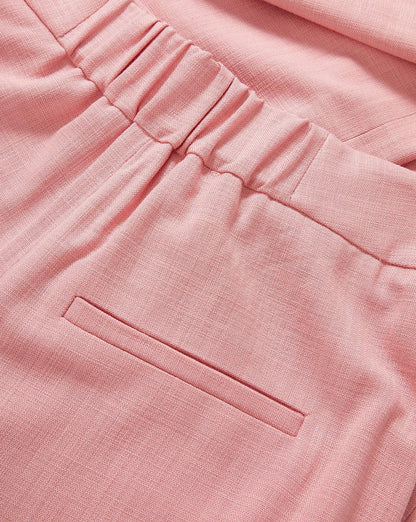 Veronica Beard | Marbeau Wide-Leg Pant in Pink Petal