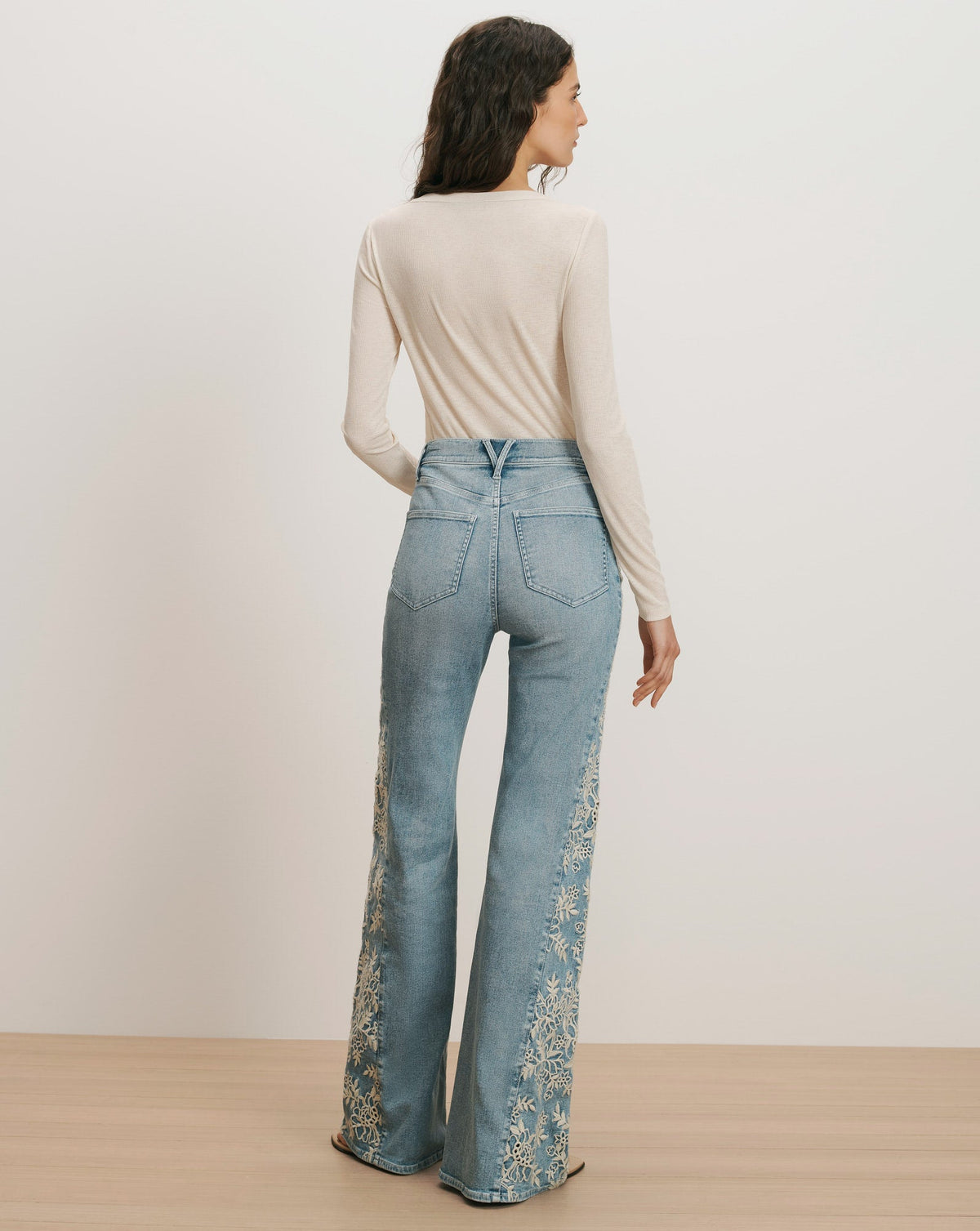 Veronica Beard | Hyland Button-Down T-Shirt in Ecru Ecru
