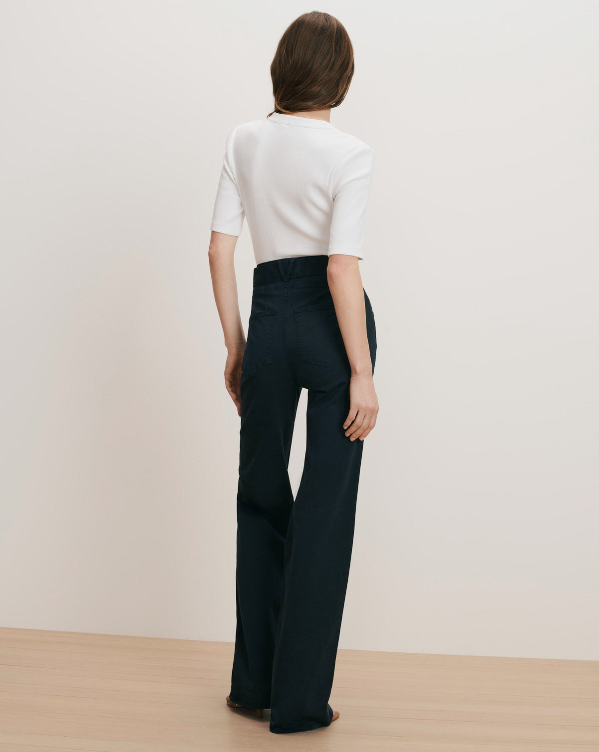 Veronica Beard | Rosanna Wide-Leg Pant in Navy Navy