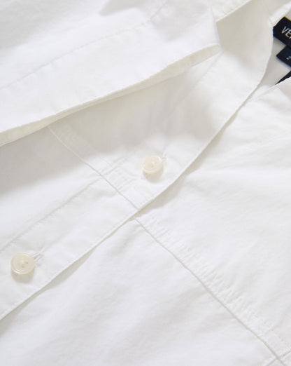 Veronica Beard | Nestor Cropped Button-Down Shirt in White White