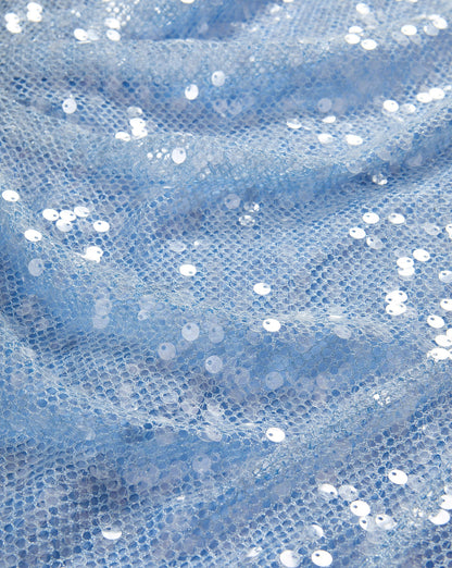 Veronica Beard | Kimberly Sequin Midi Dress in Blue Jay Blue Jay