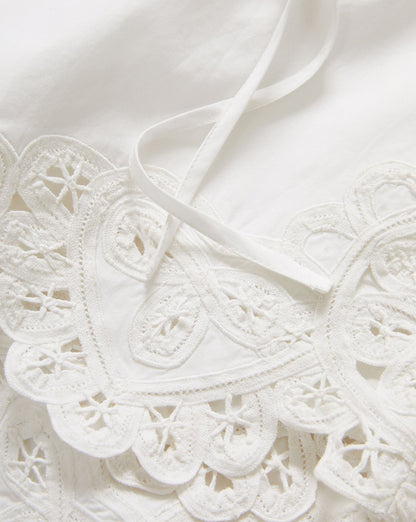 Veronica Beard | Vilvaldi Lace-Trim Short in White White