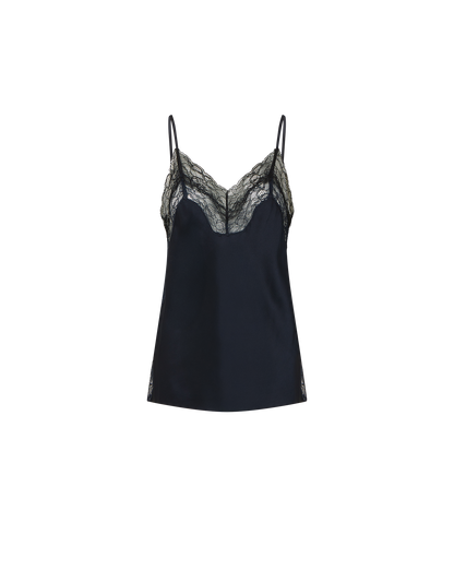 Veronica Beard | Johanan Lace-Trim Camisole in Navy Navy