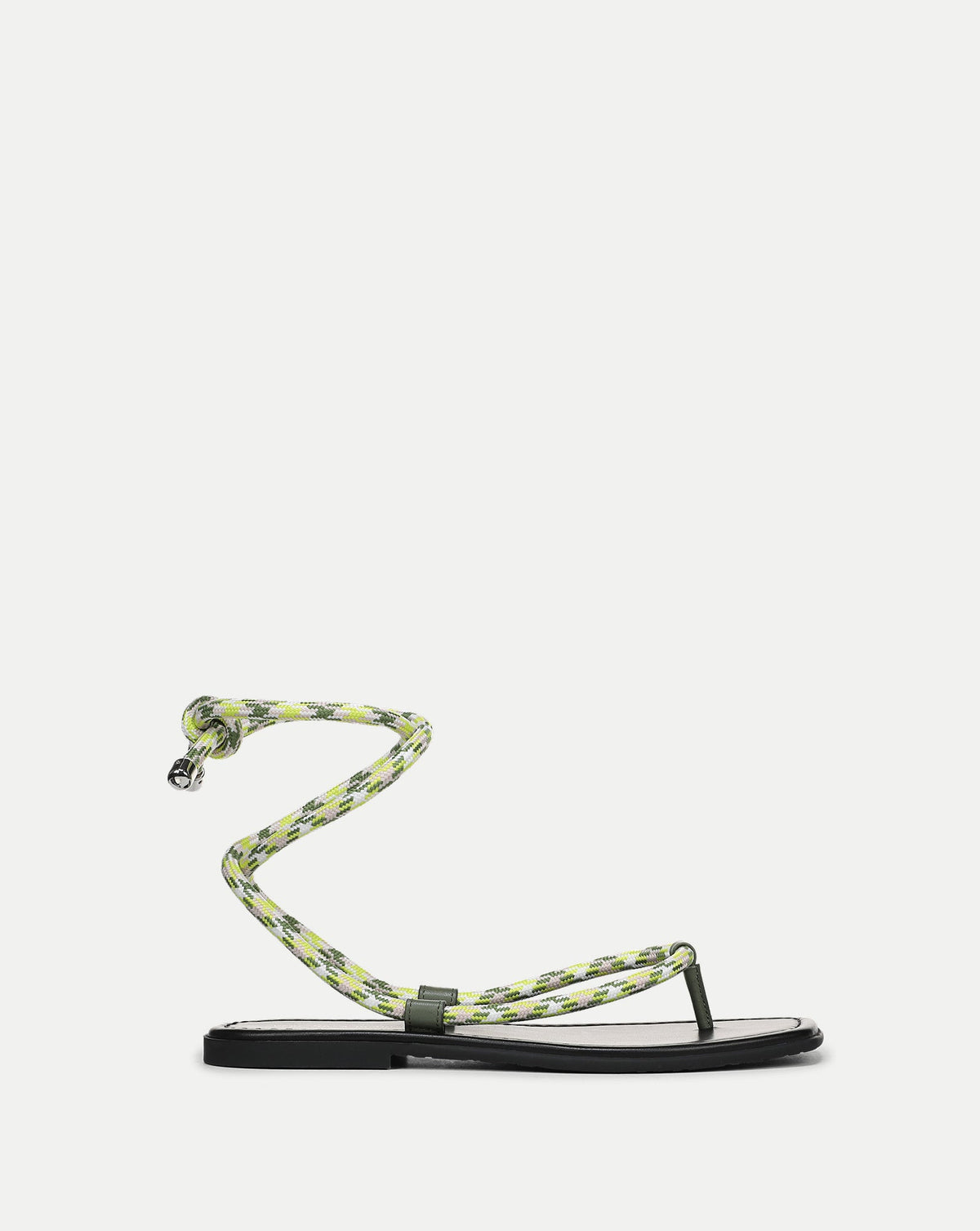 Veronica Beard | Carmina Wrap Sandal in Lime Multi Lime Multi