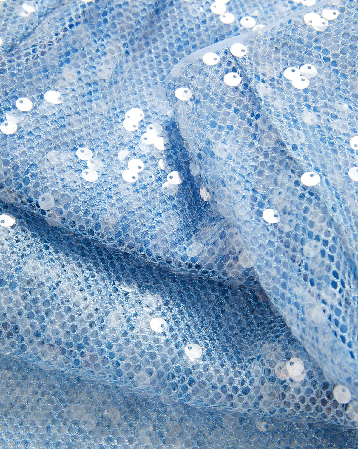 Veronica Beard | Allora Sheer Sequin Midi Skirt in Blue Jay Blue Jay