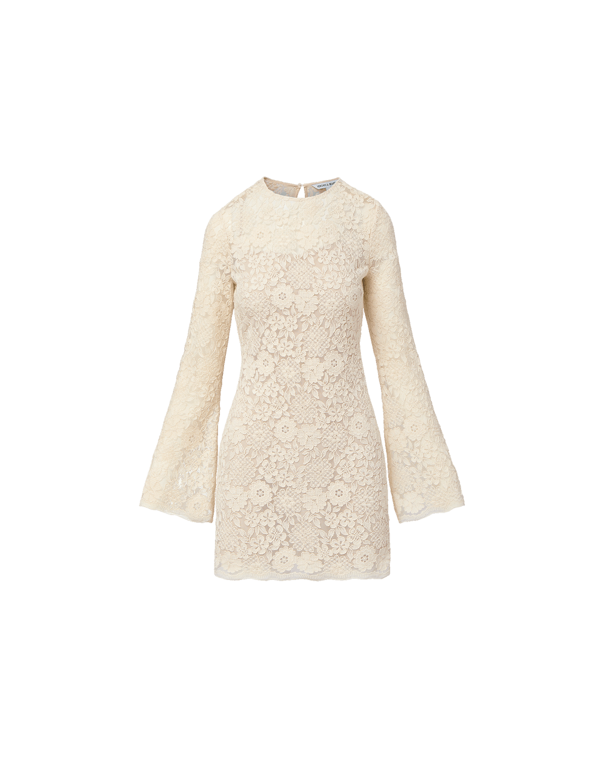 Veronica Beard | Teresia Lace Mini Dress in Dove Dove White