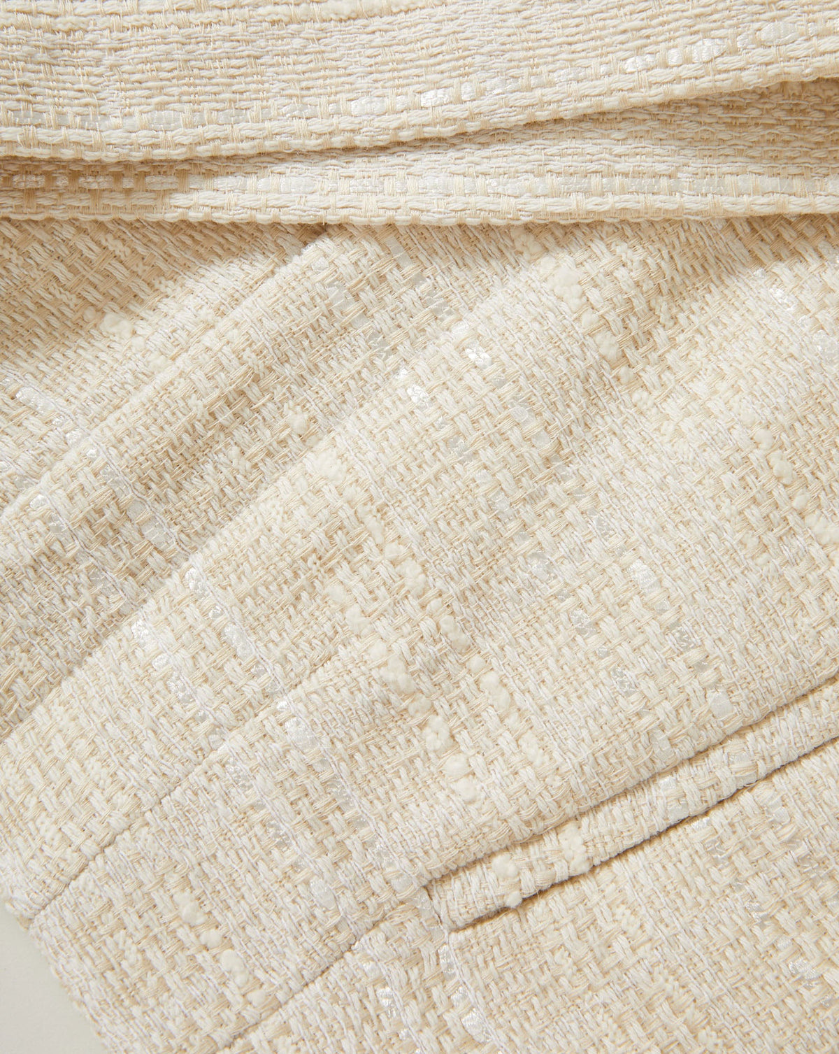 Veronica Beard | Jazmin Tweed Short in Ecru Ecru