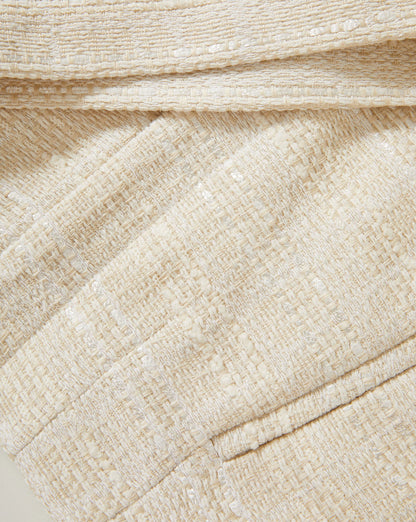 Veronica Beard | Jazmin Tweed Short in Ecru Ecru