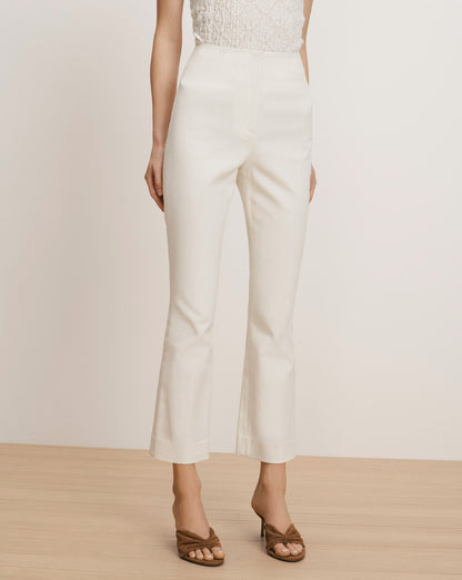Veronica Beard | Althea Kick-Flare Pant in Dove White Dove White