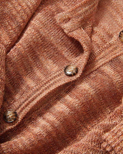 Veronica Beard | Shana Cardigan in Muted Coral Clay Muted Clay