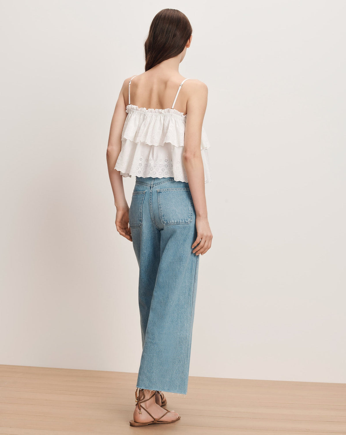 Veronica Beard | Oseanna Eyelet Camisole in White White