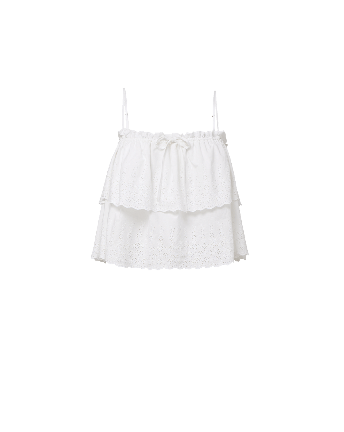 Veronica Beard | Oseanna Eyelet Camisole in White White