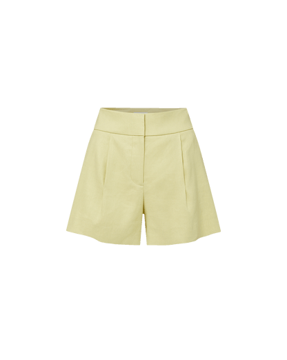 Veronica Beard | Haina Pleated Short in Pistachio Pistachio
