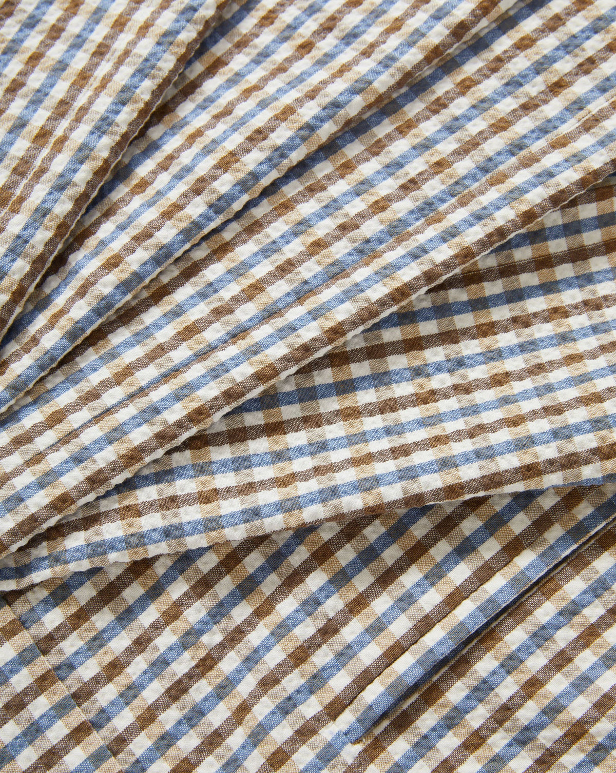 Veronica Beard | Arte Kick-Flare Pant in Blue & Brown Gingham Acorn Multi Acorn Multi