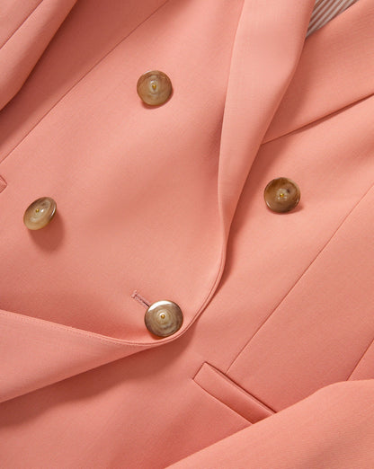 Veronica Beard | Fairchild Dickey Jacket in Coral Muted Clay Muted Clay