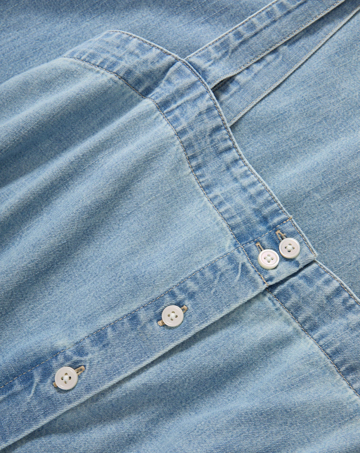 Veronica Beard | Delondra Denim Midi Dress in Light Wash Big Splash Big Splash