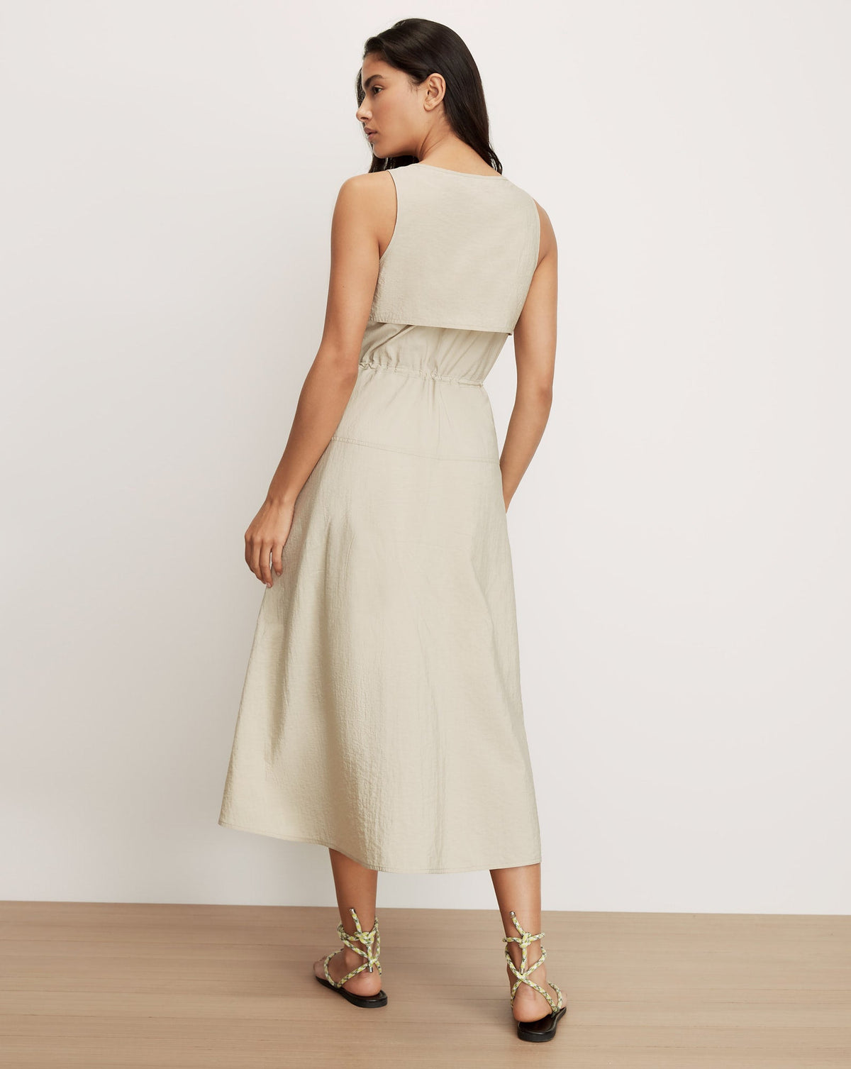 Veronica Beard | Hughes Midi Dress in Muted Pistachio Muted Pistachio