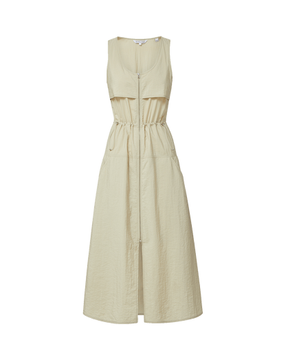 Veronica Beard | Hughes Midi Dress in Muted Pistachio Muted Pistachio