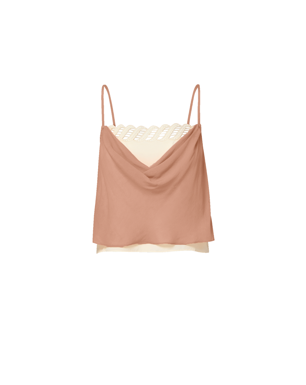 Veronica Beard | Lumora Silk-Blend Camisole in Light Coral Clay Light Clay