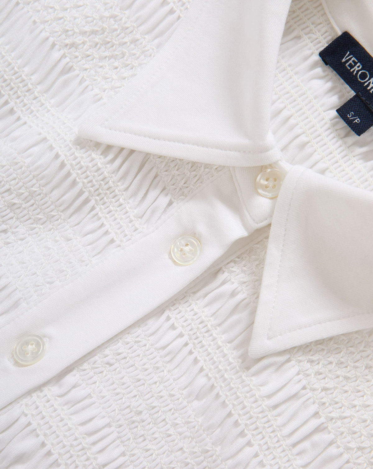 Veronica Beard | Ellisandra Smocked Top in White White