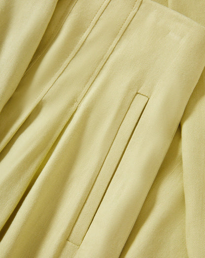 Veronica Beard | Hoyt Wide-Leg Pleated Pant in Pistachio Pistachio