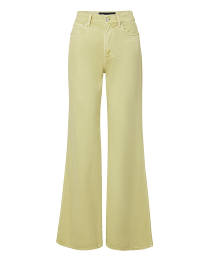 Veronica Beard | Kasey Wide-Leg Jean in Pistachio Pistachio