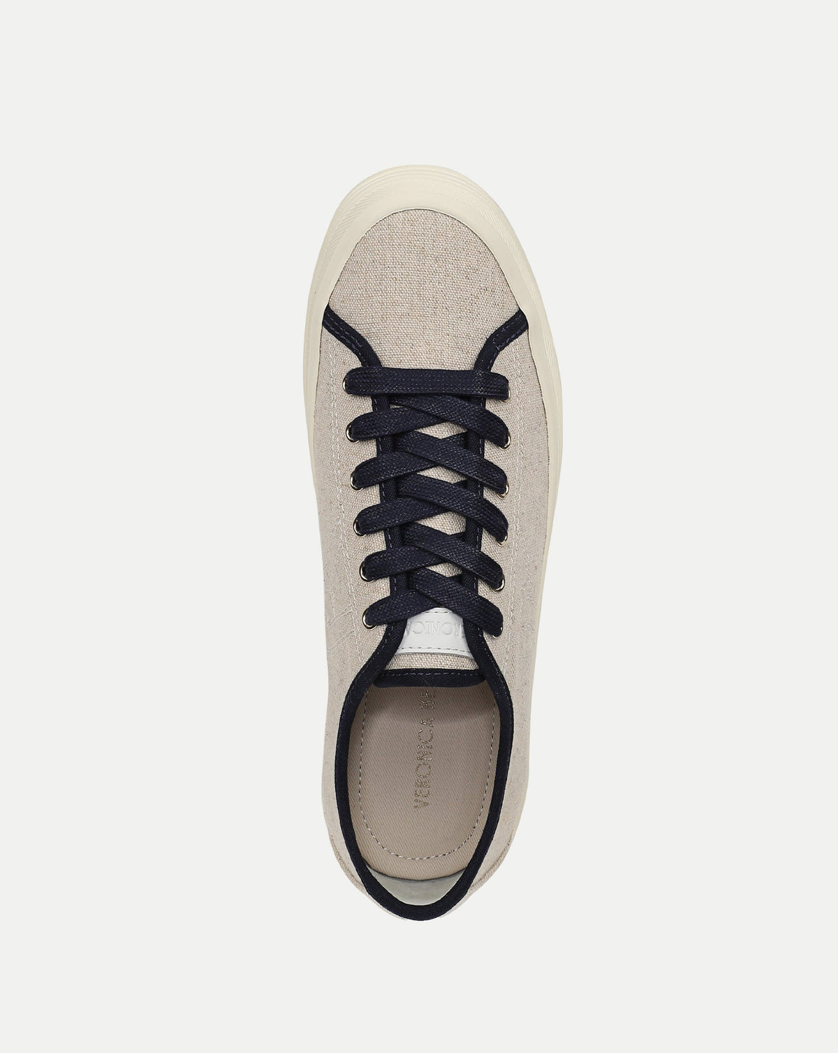 Veronica Beard | Truett Platform Sneaker in Sand & Navy Sand/Navy