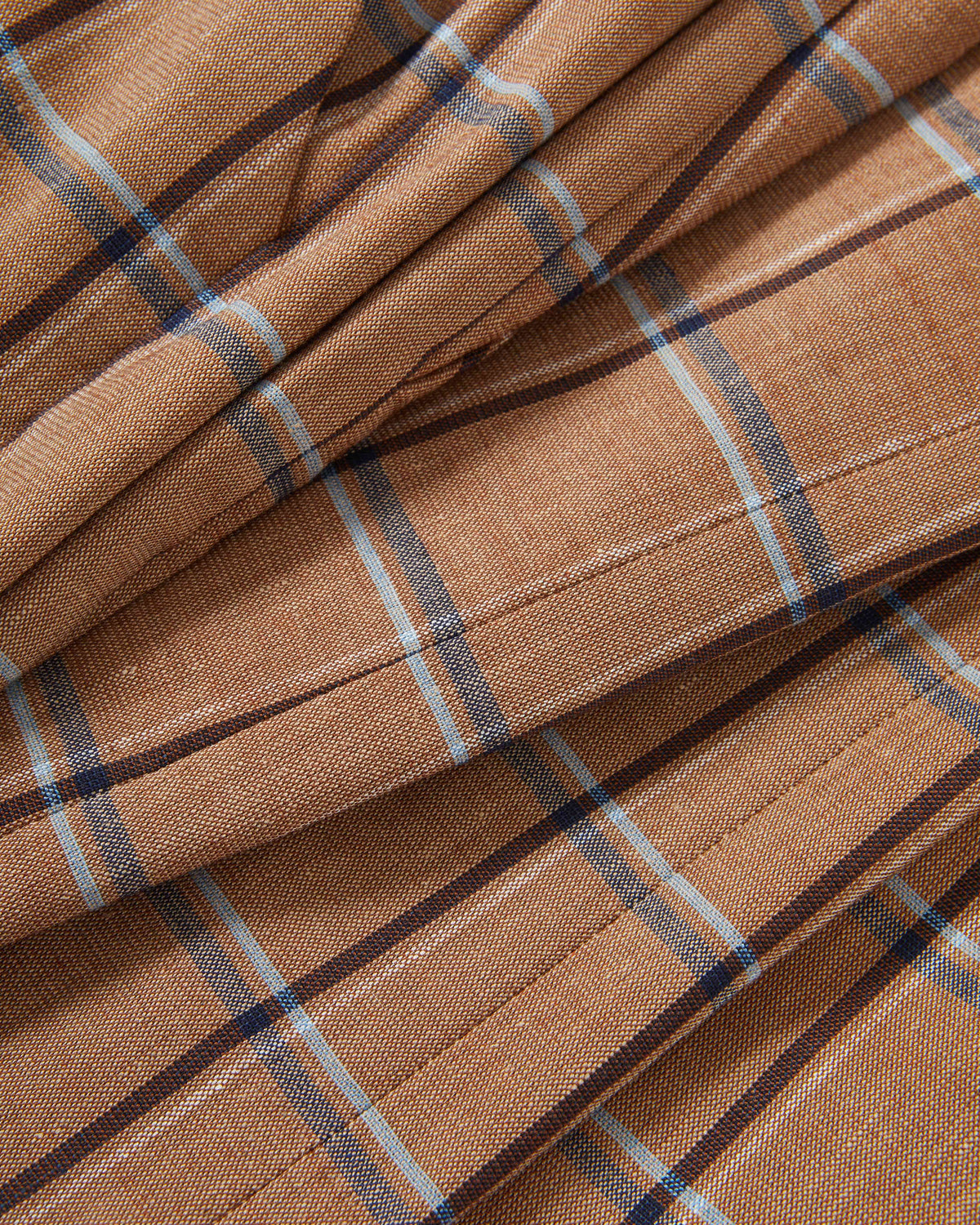 Veronica Beard | Tonelli Plaid Wide-Leg Pant in Tan Ochre Multi Ochre Multi